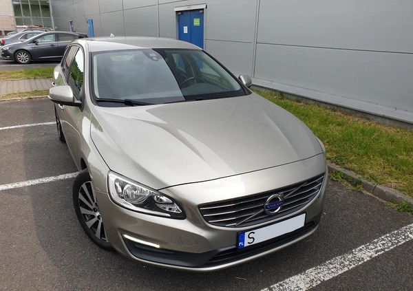 Volvo V60 cena 42999 przebieg: 199000, rok produkcji 2014 z Sosnowiec małe 781